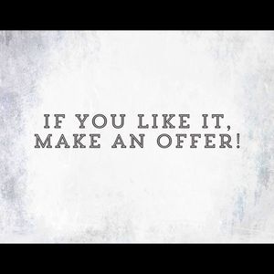 All offers will be considered!